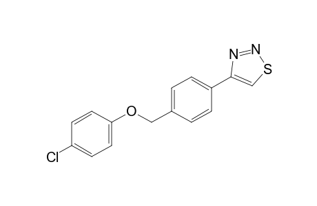 4-[alpha-(p-CHLOROPHENOXY)-p-TOLYL]-1,2,3-THIADIAZOLE