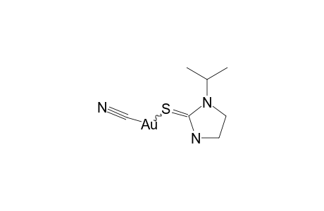 CYANO-[N-(ISOPROPYL)-IMIDAZOLIDINE-2-THIONE]-GOLD-(I)-COMPLEX