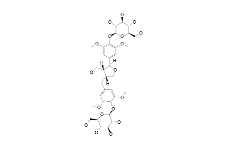 SALVADORASIDE;5,5'-DIMETHOXYLARICIRESINOL-4,4'-BIS-O-BETA-D-GLUCOPYRANOSIDE