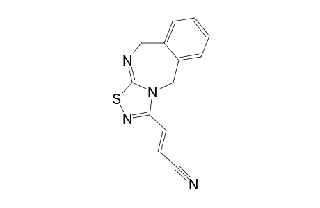 3-[(E)-2-CYANOVINYL]-5,10-DIHYDRO-BENZO-[E]-1,2,4-THIADIAZOLO-[4,5-A]-[1,3]-DIAZEPINE