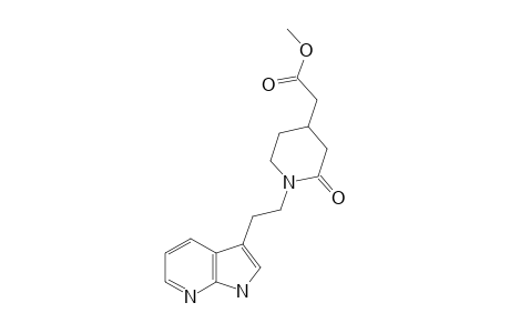 METHYL_1-[2-(1H-PYRROLO-[2.3-B]-PYRIDIN-3-YL)-ETHYL]-2-OXO-4-PIPERIDINEACETATE