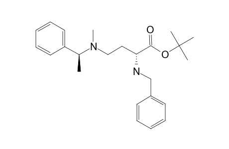 TERT.-BUTYL-(2R)-2-BENZYLAMINO-4-[METHYL-(1-PHENYLETHYL)-AMINO]-BUTYRATE