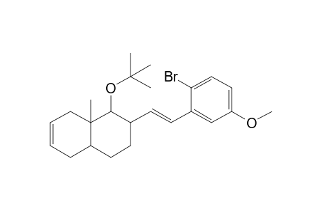 (5E)-[2-(2'-Bromo-5'-methoxyphenyl)vinyl]-1-(t-butoxy)-8a-methyl-1,2,3,4,4a,5,8,8a-octahydronaphthalene