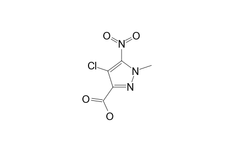 1-METHYL-3-CARBOXY-4-CHLORO-5-NITRO-PYRAZOLE