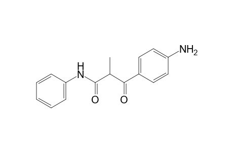 2-(p-aminobenzoyl)propionanilide