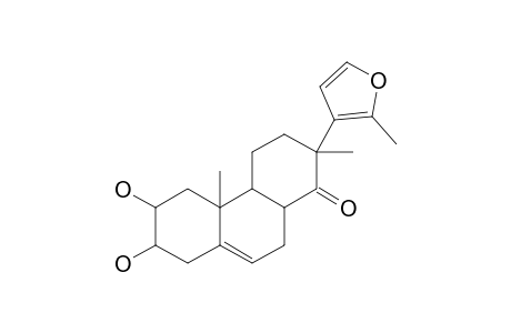 15,20-EPOXY-2-ALPHA,3-BETA-DIHYDROXY-14,15-SECO-PREGNA-5,15(16),17(20)-TRIEN-14-ONE