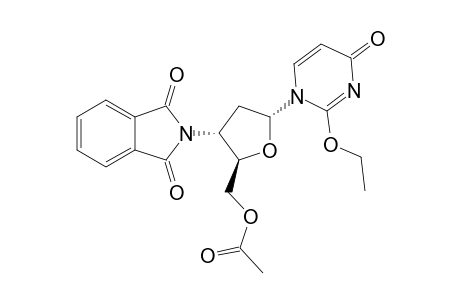 1-(5'-O-ACETYL-3'-PHTHALIMIDO-2',3'-DIDEOXY-ALPHA-D-ERYTHRO-PENTOFURANOSYL)-2-ETHOXYPYRIMIDIN-4(1H)-ONE;ISOMER-ALPHA