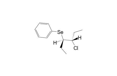 THREO-3-BENZENESELENYL-4-CHLORO-HEXANE