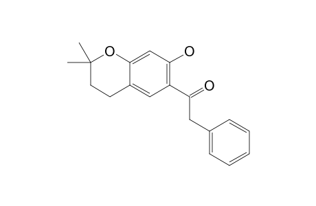 3,4-DIHYDRO-7-HYDROXY-2,2-DIMETHYL-6-PHENYLACETYL-2H-1-BENZOPYRAN