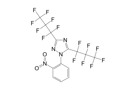 3,5-BIS-(HEPTAFLUOROPROPYL)-1-(2-NITROPHENYL)-1,2,4-TRIAZOLE