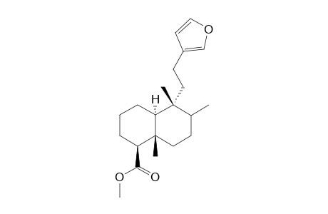 METHYL-(1S,4AS,6S,8AS,5R)-5,6,8A-TRIMETHYL-5-[2'-(3''-OXOYL)-ETHYL-PERHYDRO-1-NAPHTHALENYL]-CARBOXYLATE