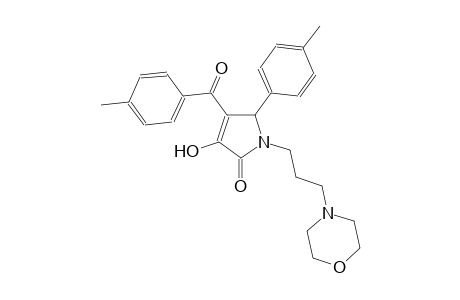 3-hydroxy-4-(4-methylbenzoyl)-5-(4-methylphenyl)-1-[3-(4-morpholinyl)propyl]-1,5-dihydro-2H-pyrrol-2-one