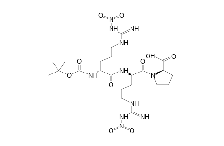 TERT-BUTYLOXYCARBONYL-[N(OMEGA)-NITRO]ARGININE-[N(OMEGA)-NITRO]ARGININE-PROLINE TRIPEPTIDE