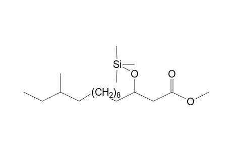 anteiso-isomer of C17 .beta.-hydroxyfatty acid, methyl ester, TMS Ether