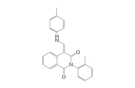 1,3(2H,4H)-isoquinolinedione, 2-(2-methylphenyl)-4-[[(4-methylphenyl)amino]methylene]-, (4E)-