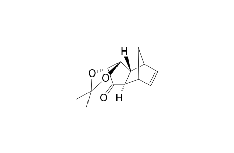 (+)-exo-4,5-(Isopropylidenediocy)-exo-tricyclo[5.2.1.0(2,6)]dec-8-en-3-one