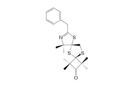 8-BENZYL-1,1,3,3,10,10-HEXAMETHYL-5,7,12-TRITHIA-9-AZADISPIRO-[3.1.4.2]-DODEC-8-EN-2-ONE