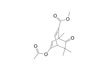 Methyl 2-Acetoxy-4,6,6-trimethyl-bicyclo[2.2.2]octa-2,7-dien-5-one-7-carboxylate