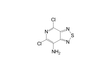 7-amino-4,6-dichloro[1,2,5]thiadiazolo[3,4-c]pyridine