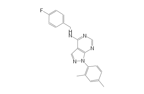 1H-pyrazolo[3,4-d]pyrimidin-4-amine, 1-(2,4-dimethylphenyl)-N-[(4-fluorophenyl)methyl]-