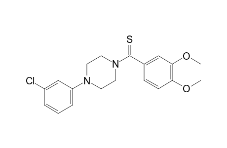 1-(m-chlorophenyl)-4-(thioveratroyl)piperazine