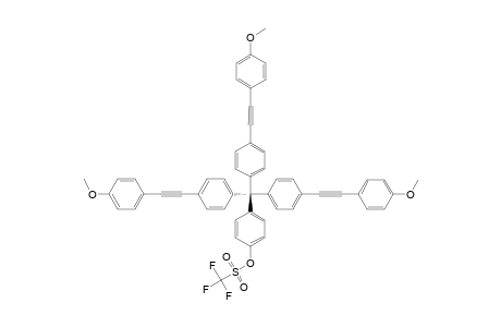 4''-[TRIS-[4-(4'-METHOXYPHENYLETHYNYL)-PHENYL]-METHYL]-PHENYLTRIFLUOROMETHANESULFONATE