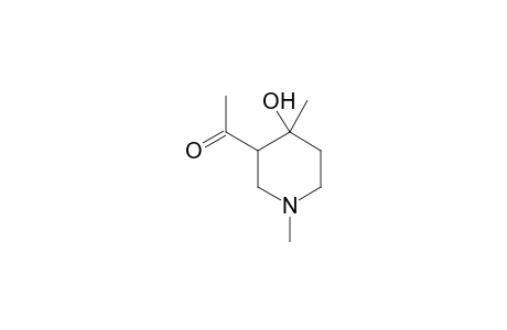 1-(4-Hydroxy-1,4-dimethyl-3-piperidinyl)ethanone