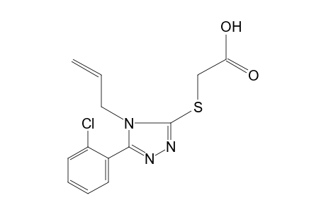 {[4-ALLYL-5-(o-CHLOROPHENYL)-4H-1,2,4-TRIAZOL-3-YL]THIO}ACETIC ACID