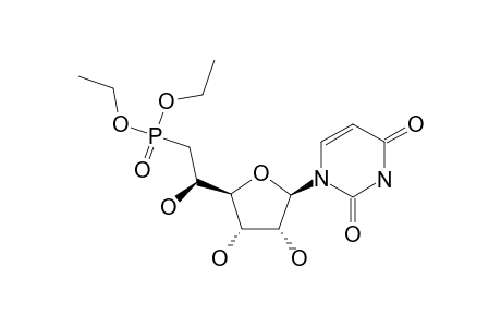 1-[6'-DEOXY-6'-DIETHYLPHOSPHONO-BETA-D-RIBO-(5'S)-HEXAFURANOSYL]-URACIL