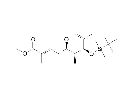 (5R,6S,7R,2E,8E)-7-(TERT.-BUTYLDIMETHYLSILYLOXY)-5-HYDROXY-2,6,8-TRIMETHYL-2,8-DECADIENOIC-ACID-METHYLESTER