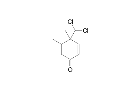 1-DICHLORMETHYL-1,2-DIMETHYLCYCLOHEX-5-EN-4-ONE