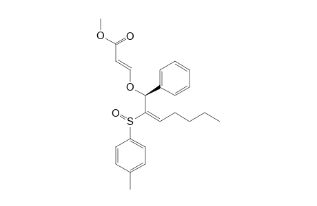 (+/-)-(E)-3-[(E)-1-PHENYL-2-(S(S))-(PARA-TOLYLSULFINYL)-HEPT-2-EN-1-(S)-OXY]-METHYL-ACRYLATE