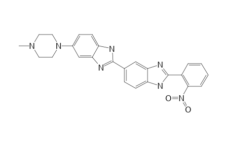 2-NITRO-1-[5'-[5''-(4'''-METHYLPIPERAZIN-1'''-YL)-BENZIMIDAZOL-2''-YL]-BENZIMIDAZOL-2'-YL]-BENZENE