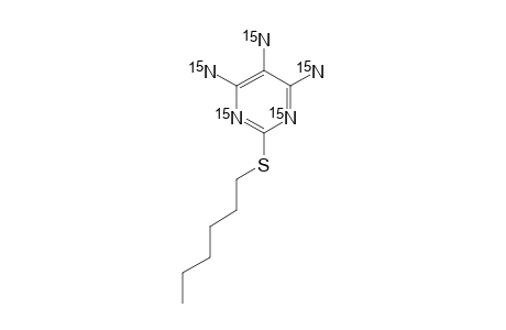 N5-4,5,6-TRIAMINO-2-HEXYLTHIOPYRIMIDINE