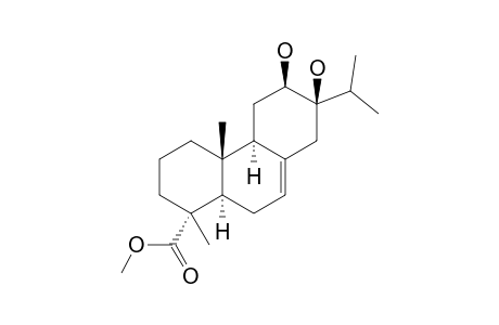 (4-R,9-S,12-R,13-R)-12,13-DIHYDROXYABIET-7-EN-18-OIC-ACID-METHYLESTER