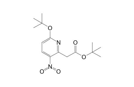 2-[1'-(t-Butoxycarbonyl)methyl]-3-nitro-6-(t-butoxy)pyridine