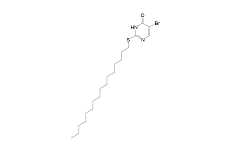 5-bromo-2-(hexadecylthio)pyrimidin-4(3H)-one