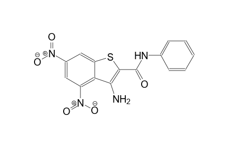 benzo[b]thiophene-2-carboxamide, 3-amino-4,6-dinitro-N-phenyl-