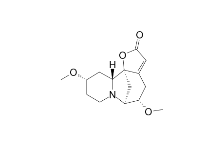 4-ALPHA-METHOXY-15-ALPHA-METHOXY-14,15-DIHYDROSECURININE