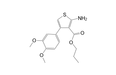 propyl 2-amino-4-(3,4-dimethoxyphenyl)-3-thiophenecarboxylate