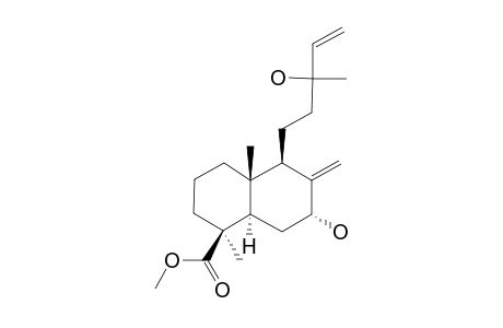 METHYL-7-ALPHA,13-DIHYDROXY-8(17),14-LABDADIEN-19-OATE