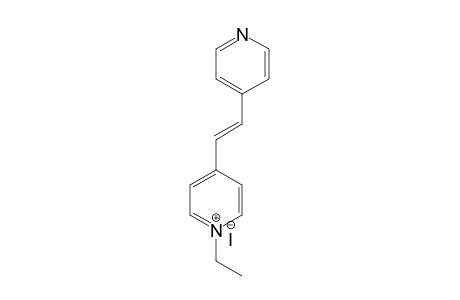 1-Ethyl-4-[(E)-2-(4-pyridyl)vinyl]pyridin-1-ium iodide