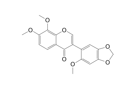 7,8,6'-TRIMETHOXY-3',4'-METHYLENDIOXY-ISOFLAVON