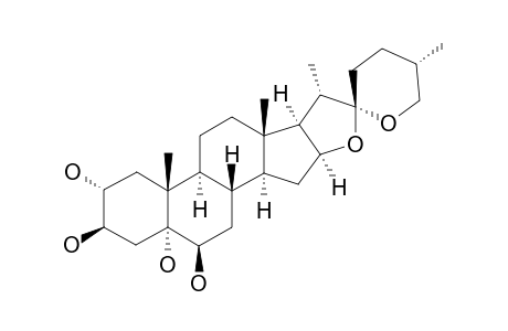 ALLIOGENIN;(25R)-2-ALPHA,3-BETA,5-ALPHA,6-BETA-TETRAHYDROXY-SPIROSTANE