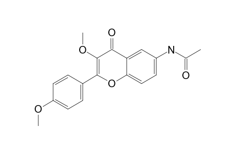 6-ACETYLAMINO-3,4'-DIMETHOXY-FLAVONE