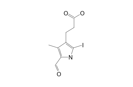 (5-IODO-2-FORMYL-3-METHYL-1H-4-PYRROLYL)-3-PROPANOIC-ACID