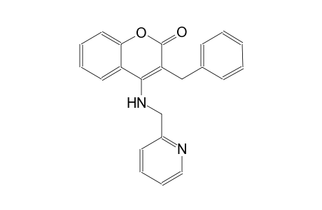 2H-1-benzopyran-2-one, 3-(phenylmethyl)-4-[(2-pyridinylmethyl)amino]-