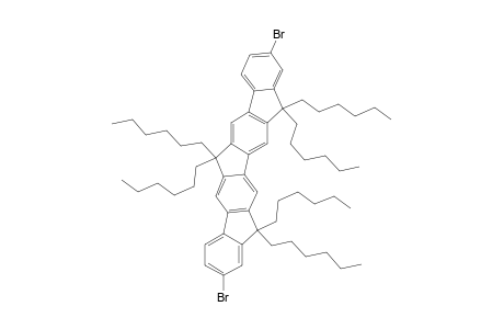 2,10-DIBROMO-6,6,12,12,15,15-HEXAHEXYL-12,15-DIHYDRO-6H-CYCLOPENTA-[1,2-B:5,4-B']-DIFLUORENE