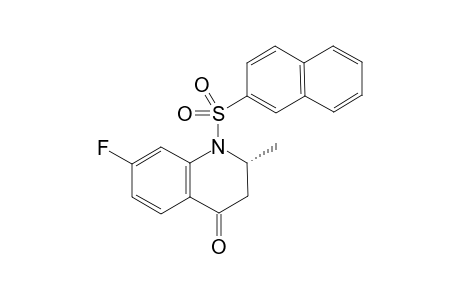 (R)-7-fluoro-2-methyl-1-(naphthalene-2-sulfonyl)-2,3-dihydro-1H-quinolin-4-one