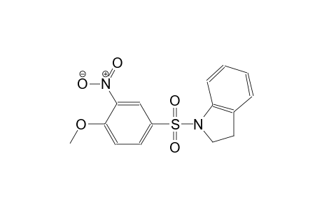 1-[(4-methoxy-3-nitrophenyl)sulfonyl]indoline